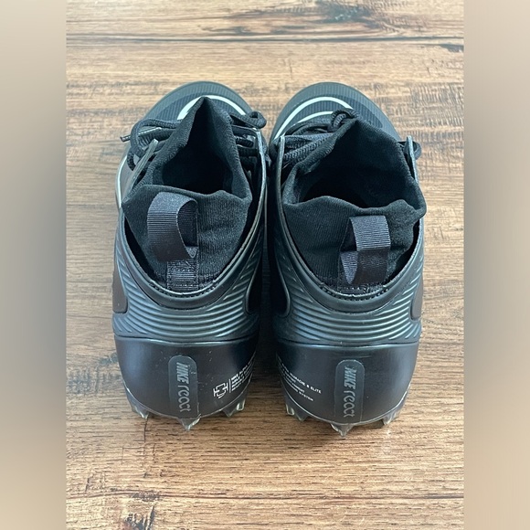 Nike Alpha Huarache 8 Elite ‘Black Silver’ (size mens 12) - Picture 5 of 6